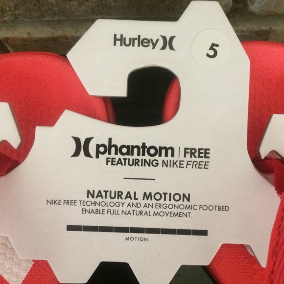 Hurley Team USA Apparel Red And White Flip Flops - Picture 4 of 5